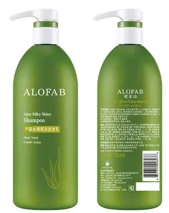 OEM ODM organik özel etiket şampuan tedarikçisi 460ml/720ml besleyici parlatıcı Aloe Vera şampuan saç için