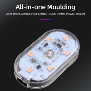 Zhouzi Mini LED 7-Màu USB Sạc Ánh Sáng Môi Trường Xung Quanh Không Dây Cảm Ứng Từ Cảm Biến Nội Thất Đèn Đọc Sách Tự Động Nội Thất Chiếu Sáng - Product Image 6