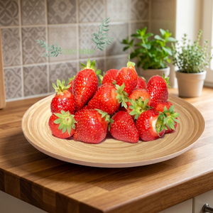 Assiette et bol en bambou naturel écologique, design rustique, couleur personnalisable, idéal pour les cadeaux, fabriqué au Vietnam par Eco2go Vietnam, produit phare. - Product Image 1