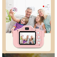 Appareil photo de voyage pour enfants avec double objectif, appareil photo selfie pour enfants 1080P 2,0 pouces IPS 48MP, enfants avec appareil photo licorne X10S
