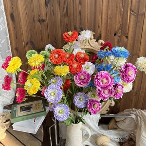 Flores Artificiales en Capas Jinxi, de Seda, para Decoración del Hogar, Accesorios de Fotografía para Bodas al Aire Libre - Product Image 1