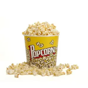 Disposable Logo Printing Popcorn Tub Take Away Popcorn Bucket Size From 32oz To 65 Oz China Factory Wholesale