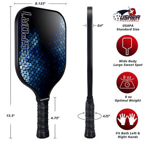 Pro Máy Nghe Nhạc Phiên Bản 16Mm <span class=keywords><strong>Arc</strong></span> Top Thoải Mái Trufoam T700 Gen4 Sợi Carbon Pickleball Mái Chèo Bộ - Product Image 5