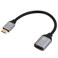 Mini Adaptador HD 1080 a HD, Macho a Hembra, Cable HD 2.0V 4K, Compatible con Monitores, Televisores, Proyectores y Computadoras Portátiles 2.0V 4K