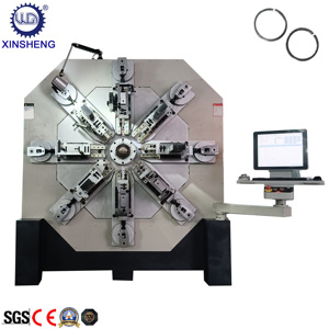 CNC camless 12 trục dây quanh co O <span class=keywords><strong>Ring</strong></span> D Vòng uốn tạo thành máy làm cho đường kính dây 2.0-6.0mm - Product Image 4