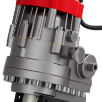 Machine de perforation électrique industrielle résistante de poinçon d'oeillet de trou de QY-6055 1200W 16T