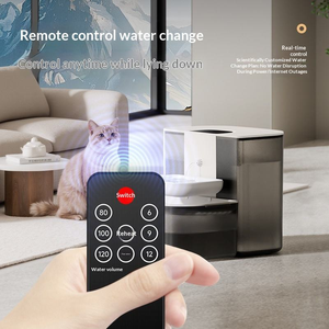 <span class=keywords><strong>Fontaine</strong></span> à <span class=keywords><strong>eau</strong></span> automatique pour animaux de compagnie, sans fil, rechargeable, en acier inoxydable, avec télécommande, pour chiens et chats d'intérieur. - Product Image 5
