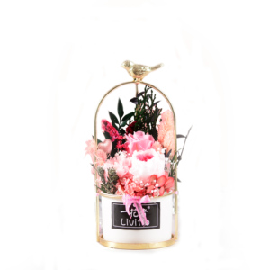 Tavolo di lusso decorazione fiori piante immortale conserve di fiori in vaso - Product Image 6