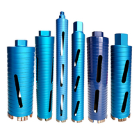 Jeu de forets diamantés SDS Plus de 25-200 mm pour la découpe de trous dans le béton, foret à noyau sec pour murs en béton armé