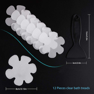 Ruban <span class=keywords><strong>de</strong></span> salle <span class=keywords><strong>de</strong></span> bain antidérapant en forme <span class=keywords><strong>de</strong></span> fleur transparente autocollants <span class=keywords><strong>de</strong></span> baignoire antidérapants bandes <span class=keywords><strong>de</strong></span> <span class=keywords><strong>douche</strong></span> Peva - Product Image 2