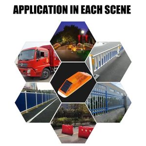 Năng lượng mặt trời ánh sáng cảnh báo đường viền đánh dấu giao thông đêm cảnh báo nhấp nháy ánh sáng Xe tải trở ngại ánh sáng kỹ thuật hộ Lan Tôn sóng nổ đèn flash - Product Image 6