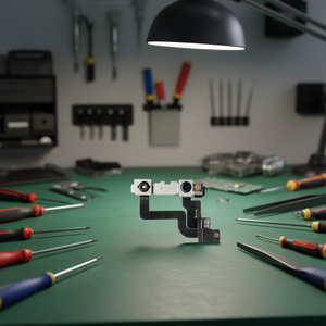 โมดูลกล้องหน้าของแอปเปิ้ล ไอโฟน XR พร้อมชิ้นส่วนทดแทนเซ็นเซอร์เฟซ ไอดี - Product Image 3