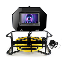 Système de caméra analogique portable haute définition de 7 pouces, câble de 30 m, indice de protection IP68, champ de vision de 105 degrés, affichage à l'écran, DVR, endoscope d'égout