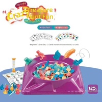 Jeu de société interactif pour enfants : Jouet éducatif stimulant la concentration, jeu de cartes Crazy Treasure Hunt
