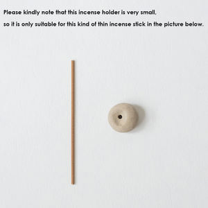 Brûleur d'encens BECORA en céramique artisanale, écologique, de style japonais, porte-encens unique en poterie pour la décoration de la maison, le <span class=keywords><strong>yoga</strong></span> et la méditation - Product Image 5