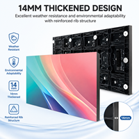 Module d'affichage LED intérieur de taille standard 320x160mm, sans scintillement, faible bruit, pour hall de métro, réception
