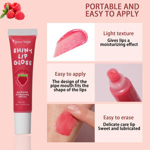 Venta al por mayor 8ml brillo de labios Gel sin crueldad logotipo personalizado OEM ODM acabado transparente para labios brillantes - Product Image 2