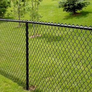 High Quality Eco-Friendly 1.8m PVC Galvanized Twist Chain Link Fence Factory Supply Supports Third-party Testing - Product Image 4