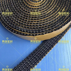 ซีลยางกันรั่วแบบเชือกแบน <span class=keywords><strong>TCMF</strong></span> <span class=keywords><strong>TCMF</strong></span>-G225 ทำจากใยแก้วเคลือบกราไฟต์ สำหรับเตาไม้ ใช้ในบ้านและนอกบ้าน ตัดได้ตามต้องการ - Product Image 3