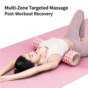 Rouleau de massage en mousse pour relaxation musculaire, amincissement des jambes, fitness professionnel, yoga, personnalisable OEM - Product Image 3