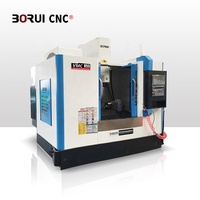 Centre d'usinage vertical CNC GSK haute vitesse VMC855 avec magazine 24 outils BT40 et refroidissement traversant du broche pour pièces en alliage d'aluminium