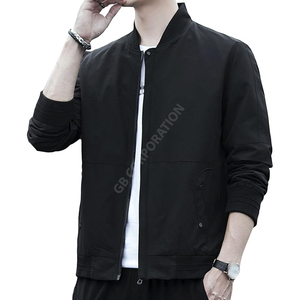 Men's Reversible Hooded Bomber <b>Jacket</b> in Winter Canvas <b>Vintage</b> Style Zipper Casual Two-Tone Cotton Lined Windproof Customized - Product Image 6