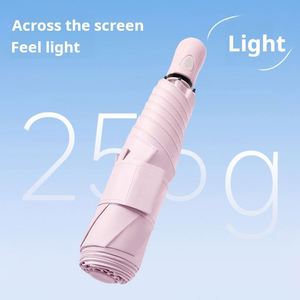 Parapluie Automatique Ultra Léger LM-H, Meilleure Vente, Protection UPF50+, Pliage Rapide en 3 Sections, Parapluie Classique en Tissu Pongee pour le Voyage - Product Image 3