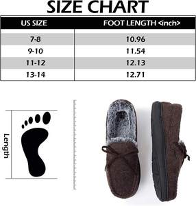 2024 nuovo Design da <span class=keywords><strong>uomo</strong></span> Memory Foam <span class=keywords><strong>pantofole</strong></span> da interno mocassino casa <span class=keywords><strong>pantofole</strong></span> da interno esterno calde <span class=keywords><strong>pantofole</strong></span> invernali - Product Image 6