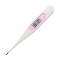 Termometer Digital OEM Hangzhou dengan Probe yang Dapat Dilepas, Baterai LR41, Akurasi Tinggi 0.1, Penggunaan Oral/Rektal/Ketiak, untuk Bayi dan Dewasa, Pengukur Demam