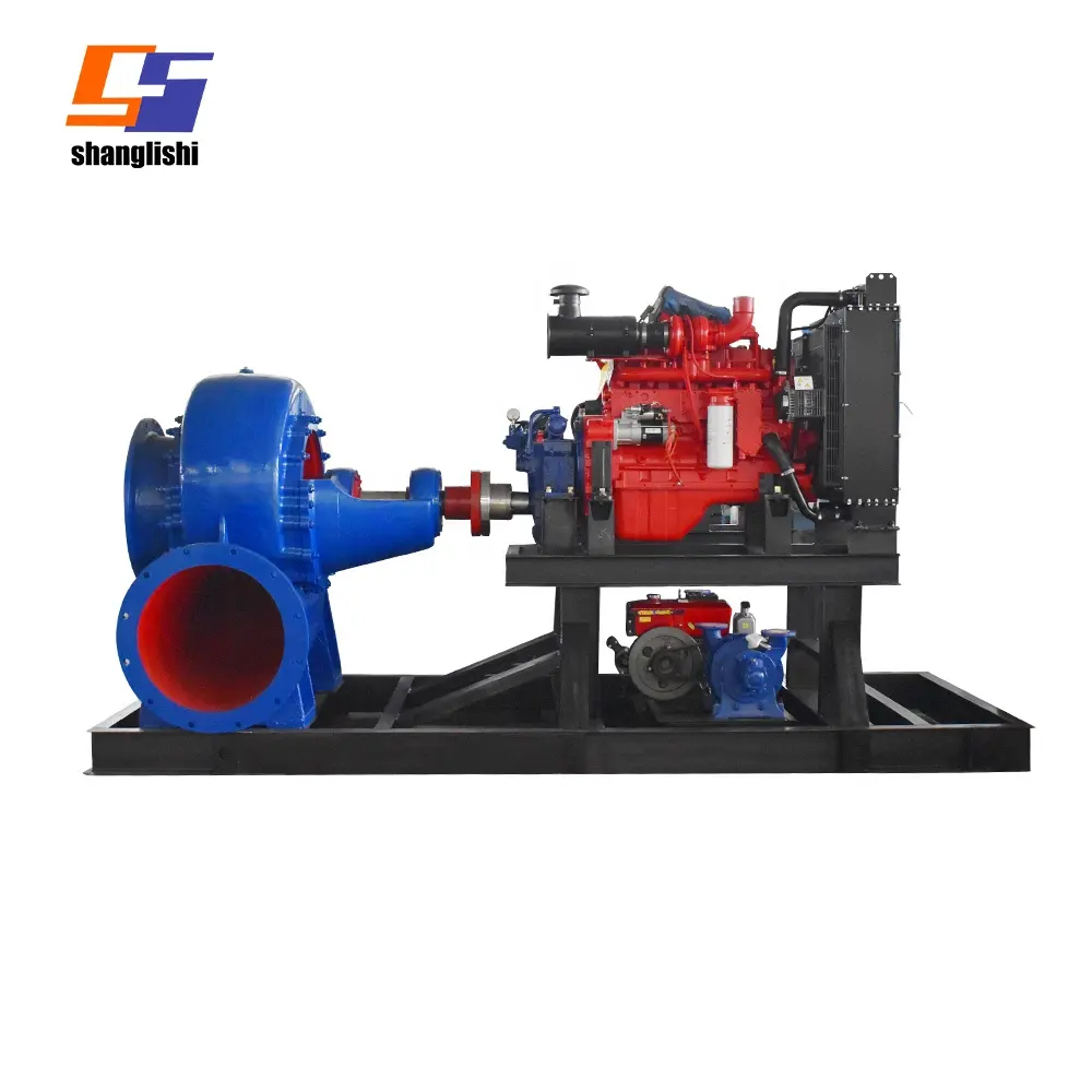 Horizontal Municipal Non-Clogging Self Priming farm irrigation water pump Sewage Pump diesel engine irrigation pump