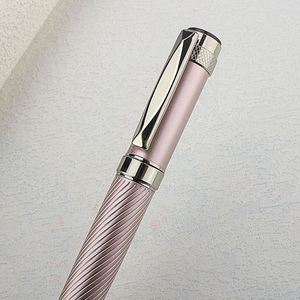 New Arrival Advertising Logo Light Pink Metal Heavy Rose Gold and <b>Silver</b> Ball <b>Pen</b> - Product Image 4