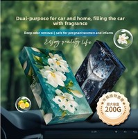 Désodorisant Parfumé en Bloc pour Voiture et Maison, en Plastique, Longue Durée, Grande Capacité, Anti-gel, Design Discret