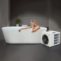 Equipo enfriador de agua acrílico Fuerle 3/4HP con generador de ozono enfriador de refrigeración por agua enfriador de baño de hielo