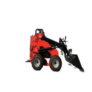 2024 Staan Op Mini Track Loader Hot Verkoop Landschapsarchitectuur Machine Goedkope Mini Skid Stuur Loader Voor Heetste Verkoop