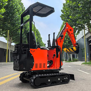 Ücretsiz kargo Mini ekskavatör Bagger küçük paletli ekskavatör 1 ton 2 kazıcı ev ekskavatörler - Product Image 5