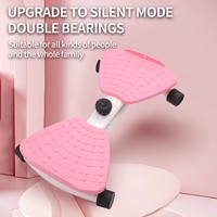 Plateforme de torsion de la taille silencieuse avec corde de traction élastique pour la maison, machine de fitness amincissante et de danse, plateau de mise en forme corporelle