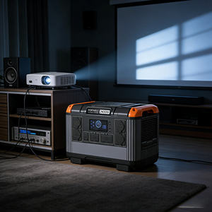 Estación de energía portátil para camping de 2000W 2400W 2000Wh LiFePO4, generador solar portátil para viajes al aire libre y picnic - Product Image 1