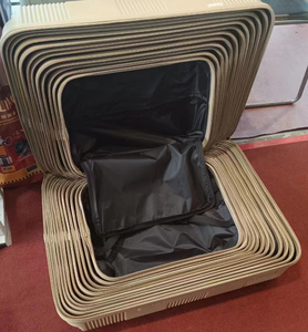 Mẫu OEM/ODM Giảm Giá 12-Mảnh ABS Du Lịch Hành Lý Đặt Spinner Caster Bánh Xe Thuận Tiện Mang Theo Bán Hoàn Thành Skd Vali Đặt - Product Image 6