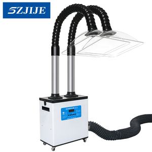 Extracteur de fumée médical <span class=keywords><strong>à</strong></span> double bras d'origine d'usine, système d'<span class=keywords><strong>extraction</strong></span> de fumée pour la thérapie au moxibustion avec tuyau externe - Product Image 2