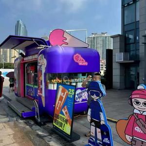 2026 New Street Sales Coffee Truck Dining Car Burger <strong>French</strong> <strong>Fries</strong> Ice Cream Bus Truck Mobile Food Trailer with Full Kitchen - Product Image 6