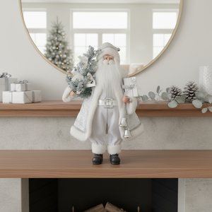 Achat en gros d'ornements <span class=keywords><strong>de</strong></span> Noël élégants en argent <span class=keywords><strong>pour</strong></span> l'intérieur, artisanat <span class=keywords><strong>de</strong></span> luxe, Père Noël Navidad - Product Image 2