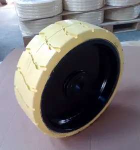 Mould-on Solid Tire 15x5 16x5 381X127 379X127 406x125 406x127 Solid Tires For JLG Genie Scissor Lift Platform