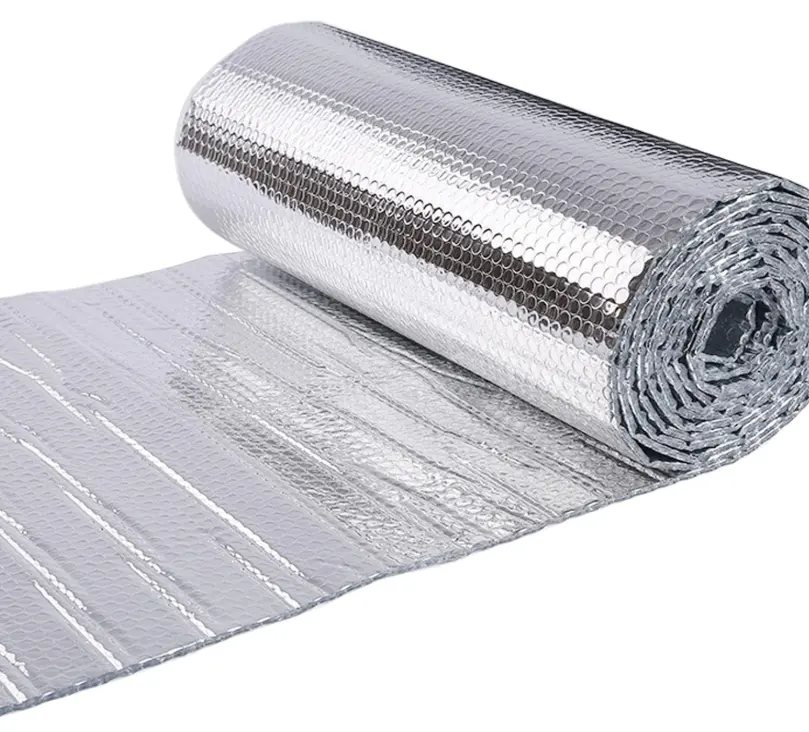 Double Bubble Reflective aluminum Foil Insulation, Insulated Pipe Wrap, Bubble Film, Pipe Insulation Wrap Duct wrap for