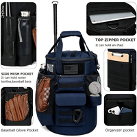 Sac seau de baseball, organisateur d'accessoires d'entraînement de baseball, sac seau de softball avec fond antidérapant