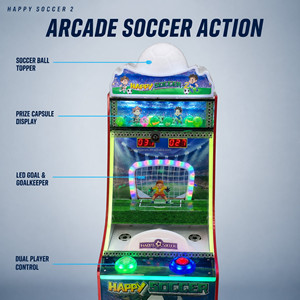 Máquina <span class=keywords><strong>de</strong></span> Juego <span class=keywords><strong>de</strong></span> Fútbol <span class=keywords><strong>de</strong></span> Interior que Funciona con Monedas, Máquina <span class=keywords><strong>de</strong></span> Fútbol Arcade para Niños con Marcador LED - Product Image 3