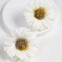 Têtes de fleurs de tournesol en soie faites à la main, fausses têtes de marguerites pour l'artisanat, accessoires de couronnes et décorations pour la maison