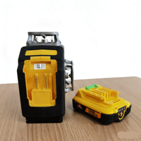 DEGLASERS Niveau laser 12V MAX, laser à ligne verte, laser professionnel 3D 12 lignes à 360 degrés avec batterie Li-ion rechargeable
