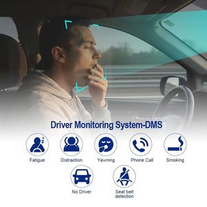 กล้องติดรถยนต์ AI ADAS DMS 2CH 4CH เลนส์คู่ 1080P H264 Starlight Night Vision 4G 5G GPS WIFI รุ่น AM09-W2 LSZ รับประกัน 12 เดือน - Product Image 3
