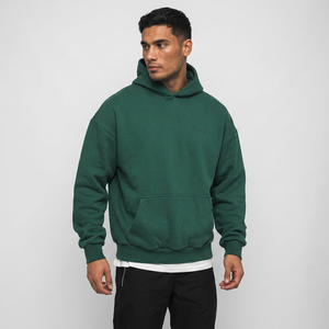 Custom <b>Hoodies</b> Manufacturers Plain Hooded Sweatshirt 100% Cotton Thick Heavy Weight 350 GSM <b>Oversized</b> <b>Hoodies</b> - Product Image 1
