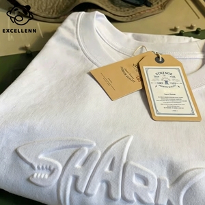 T-Shirt Personalizzata di Alta Qualità per Uomo, 100% Cotone, Maglietta Casual con Stampa in Rilievo - Product Image 1